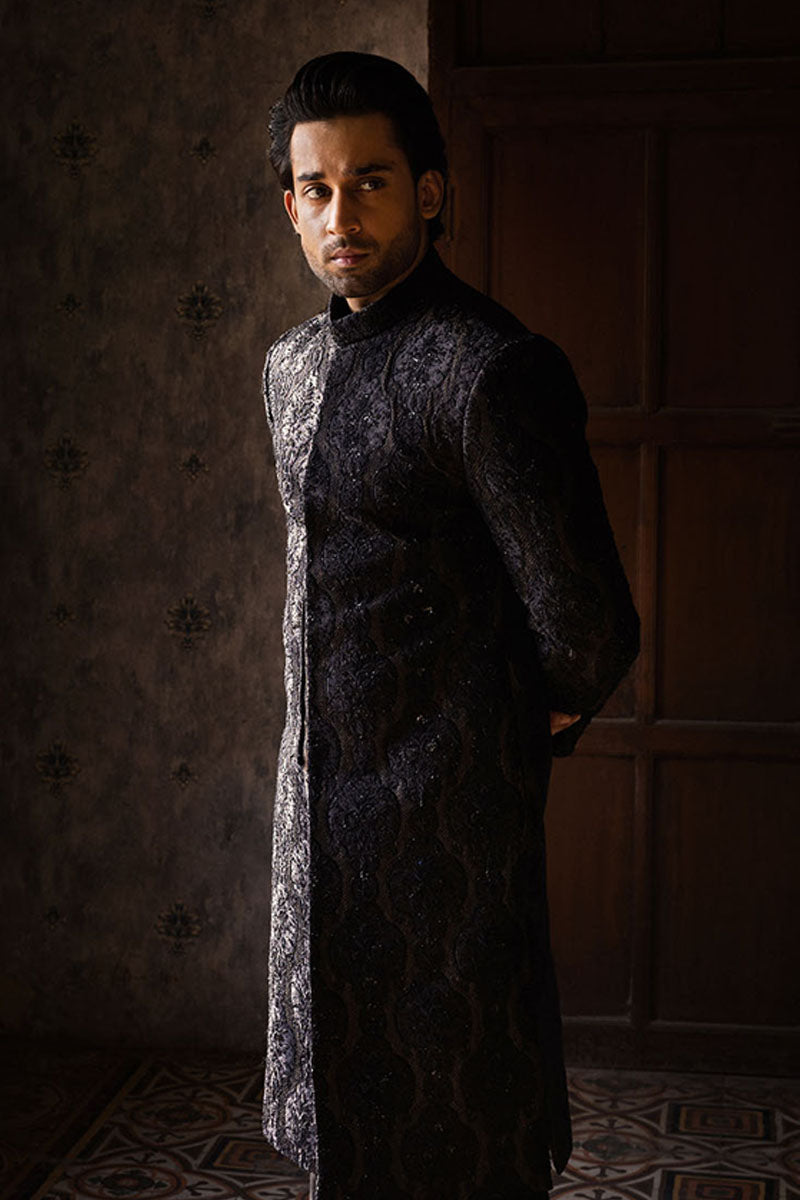 Black Sherwani