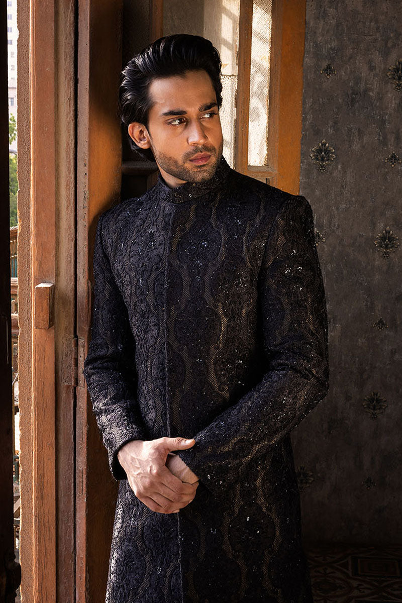 Black Sherwani