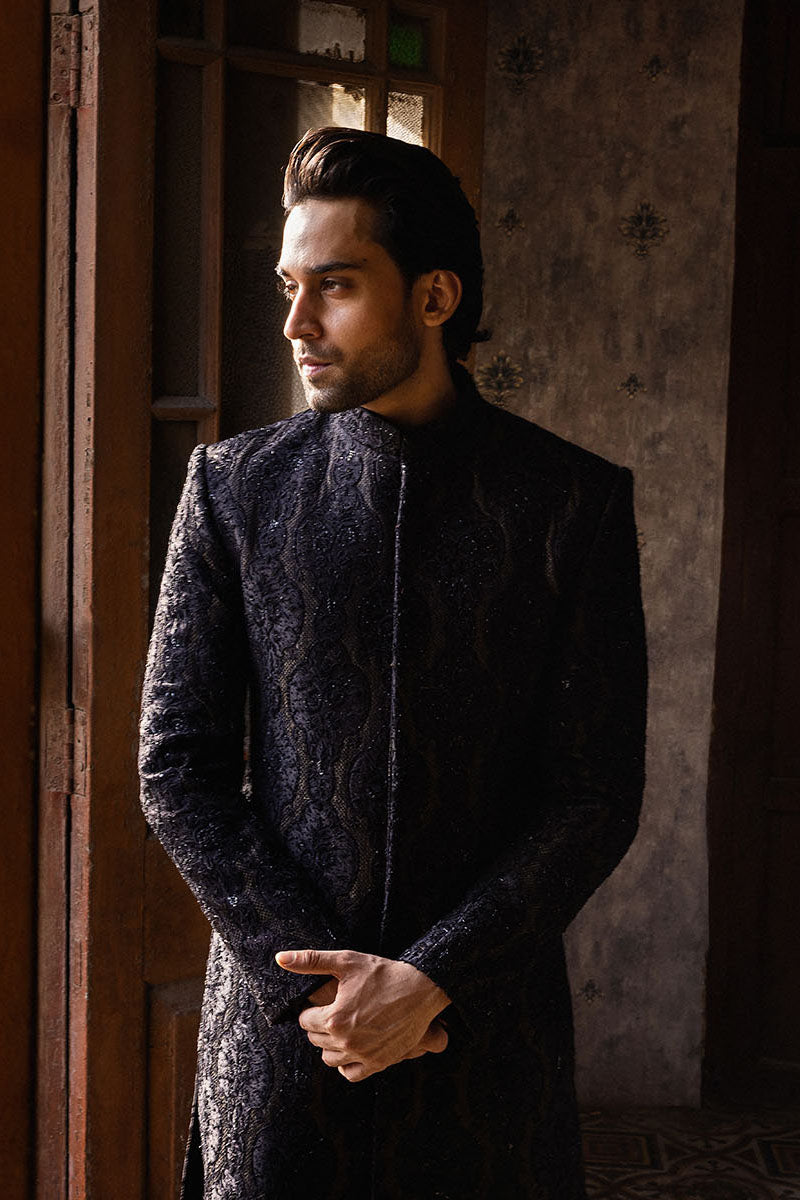 Black Sherwani