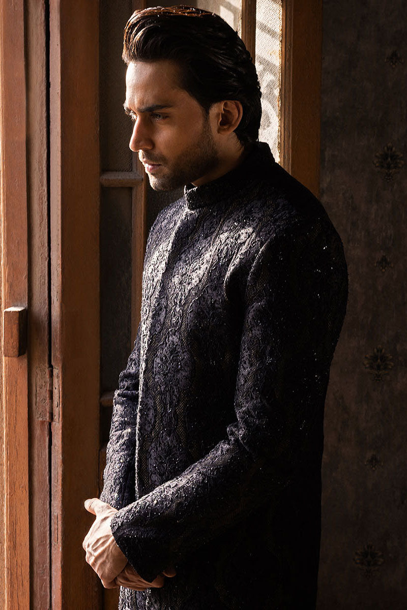 Black Sherwani