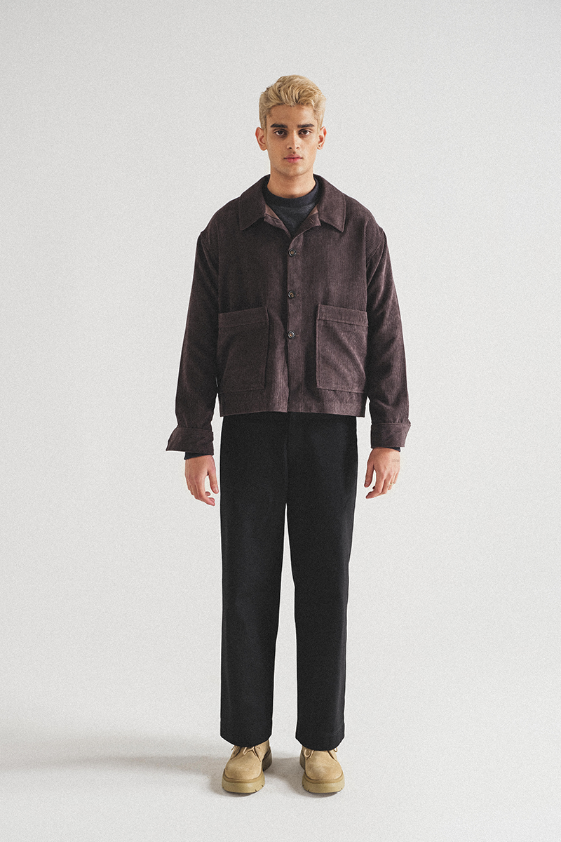COROB BROWN CORDUROY SHACKET