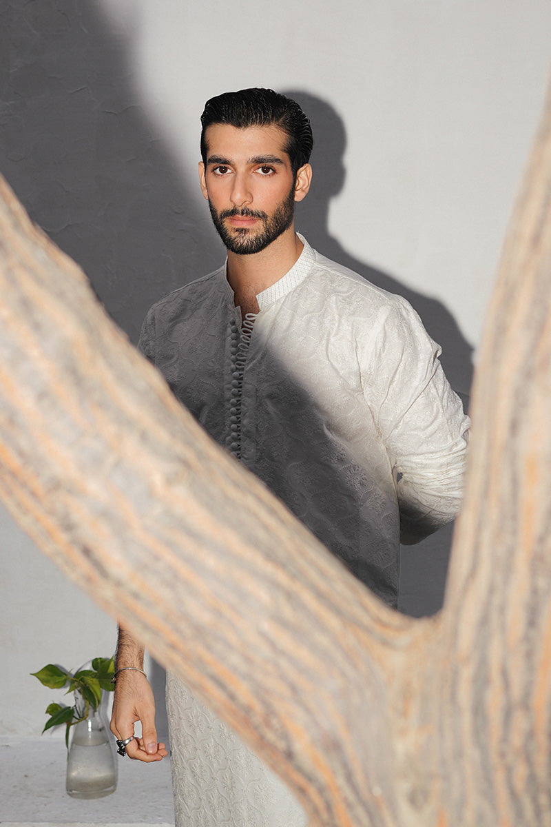 PEARL WHITE KURTA PAJAMA