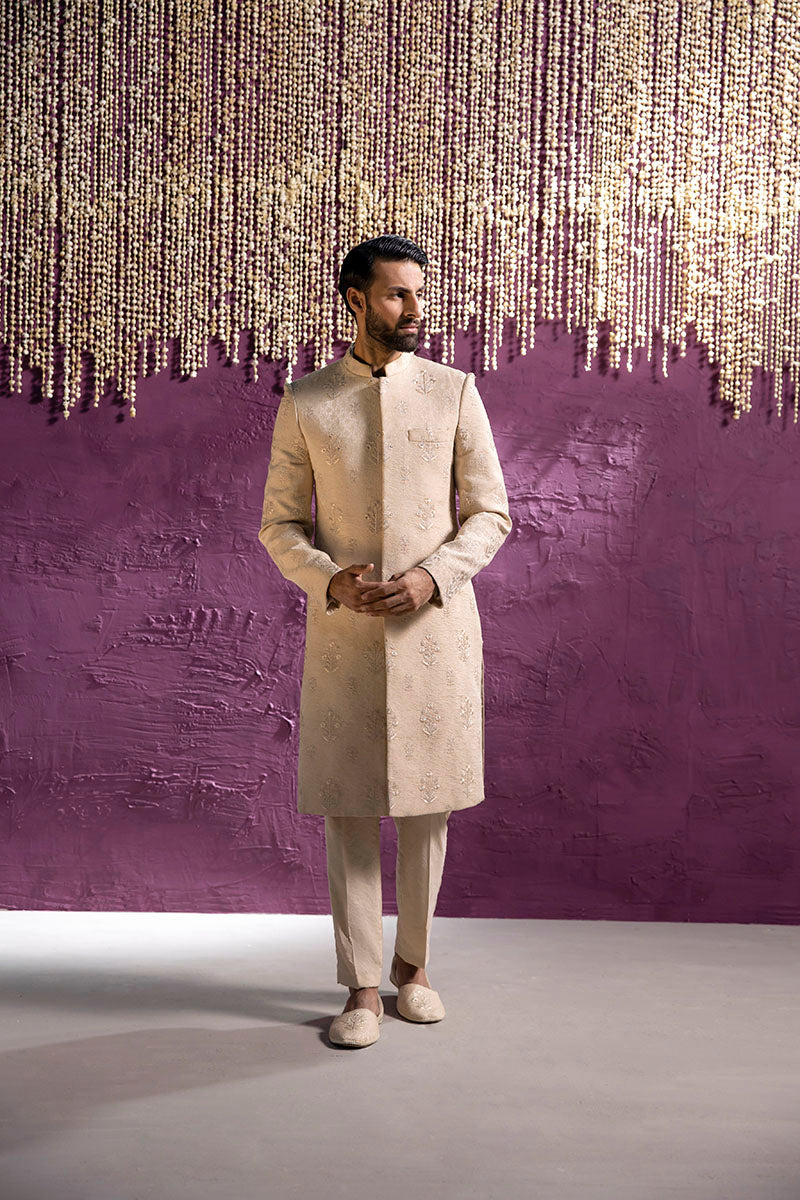 POWDER PINK SHERWANI