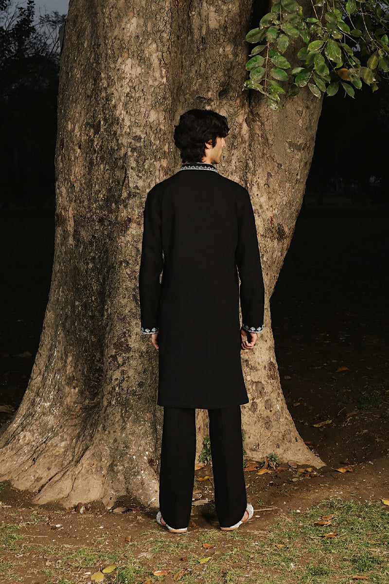 BLACK KURTA PAJAMA