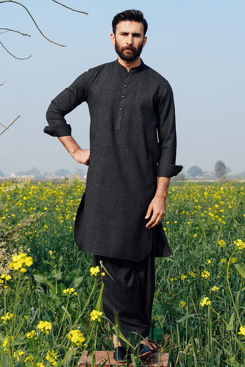 Classic Black Shalwar Kameez