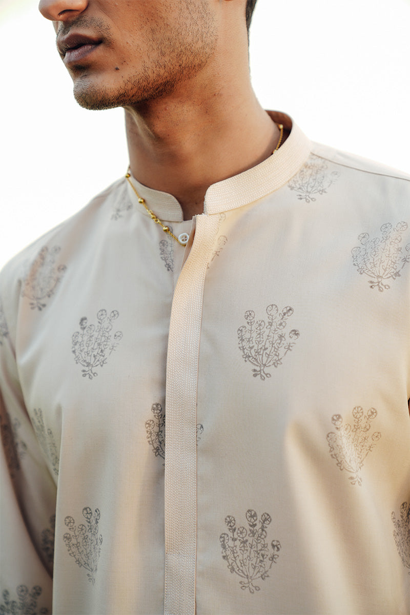 Beige Kurta Pajama