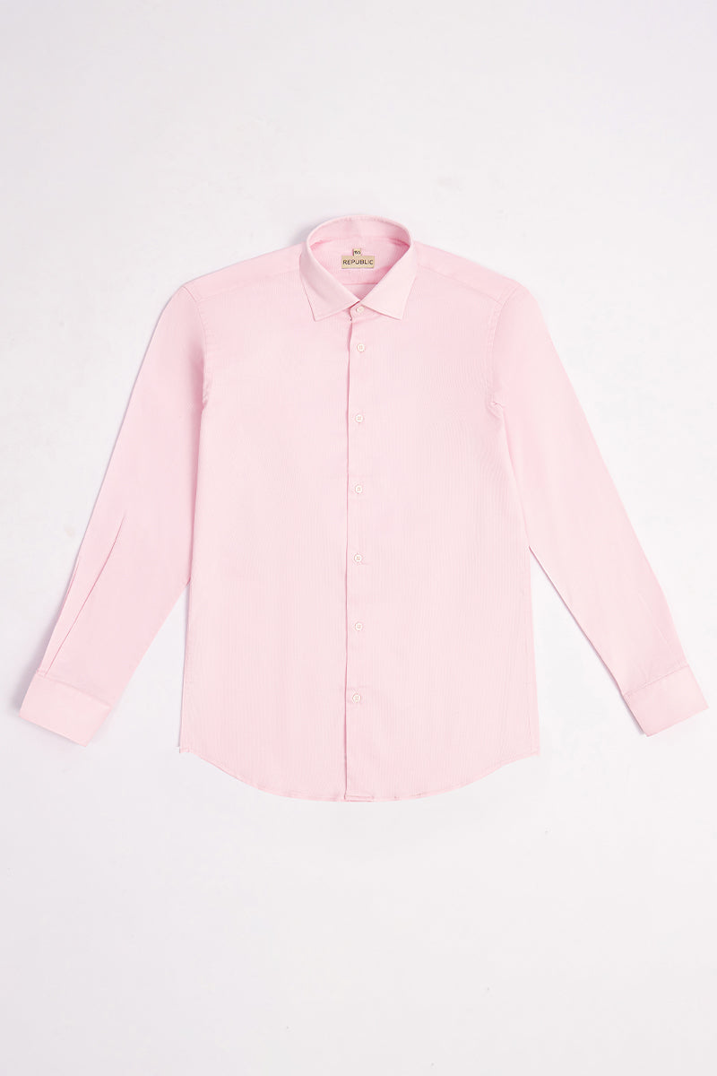 TAILORED FIT LIGHT PINK FORMAL SHIRT