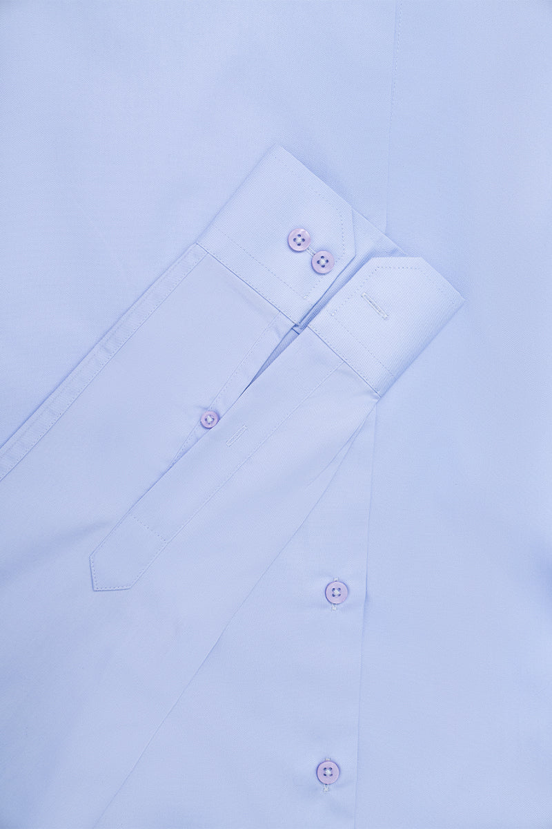 TAILORED FIT BLUE FORMAL SHIRT
