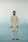 'White' Embroidered Kurta Pajama