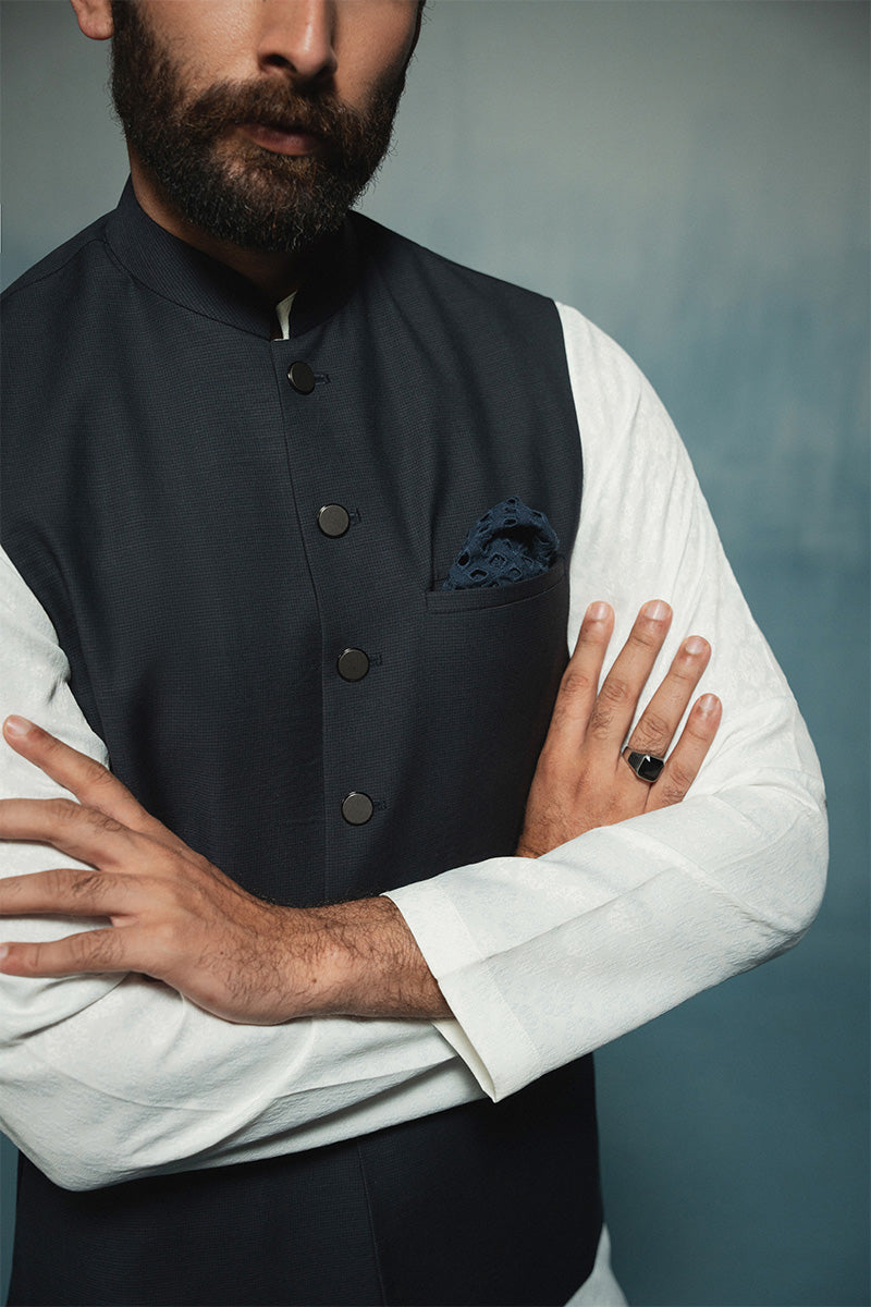 'Navy Blue' Waistcoat