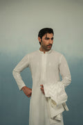 'White' Embroidered Kurta Pajama