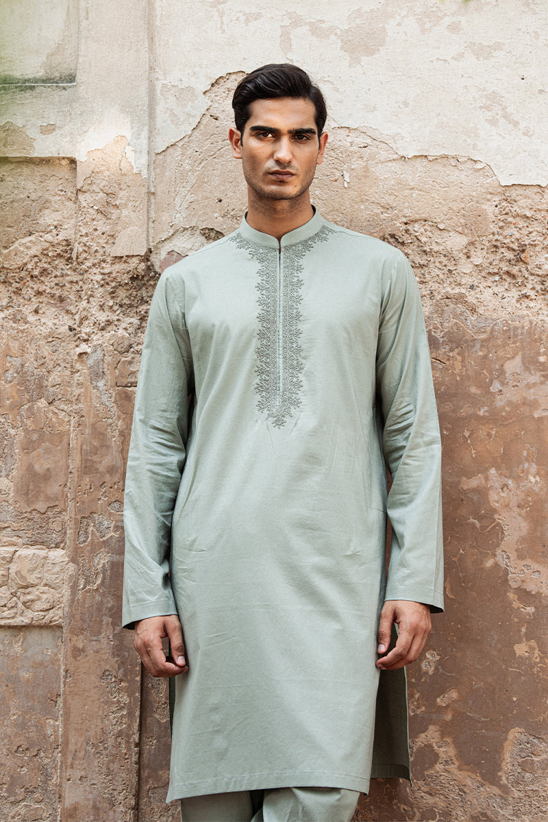 Mint Green Kurta Shalwar