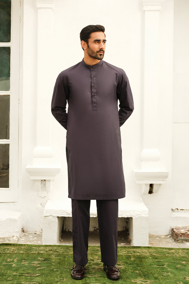 EMPIRICAL GREY KURTA PAJAMA