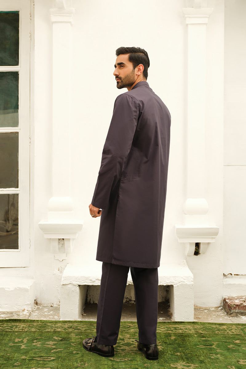 EMPIRICAL GREY KURTA PAJAMA