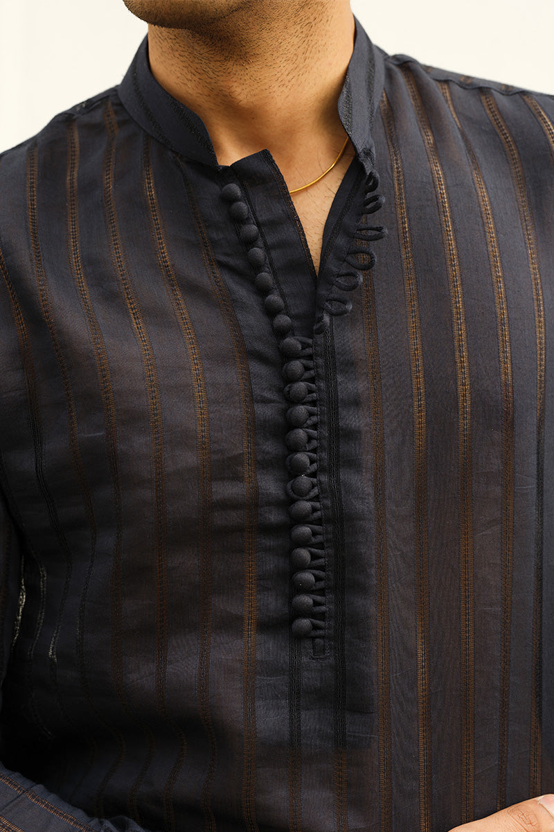 PRUSSIAN BLUE KURTA PAJAMA
