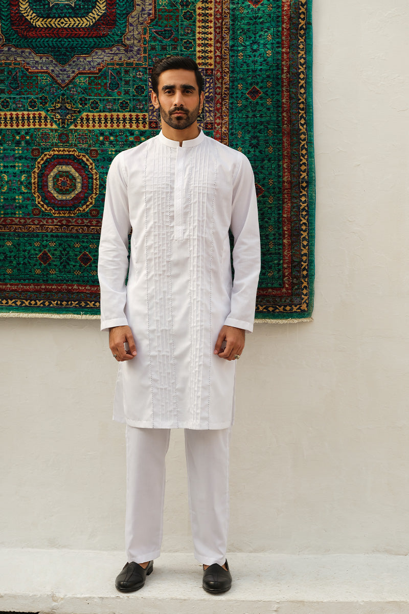 WHITE KURTA PAJAMA