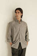 GREY BUTTON DOWN SHIRT