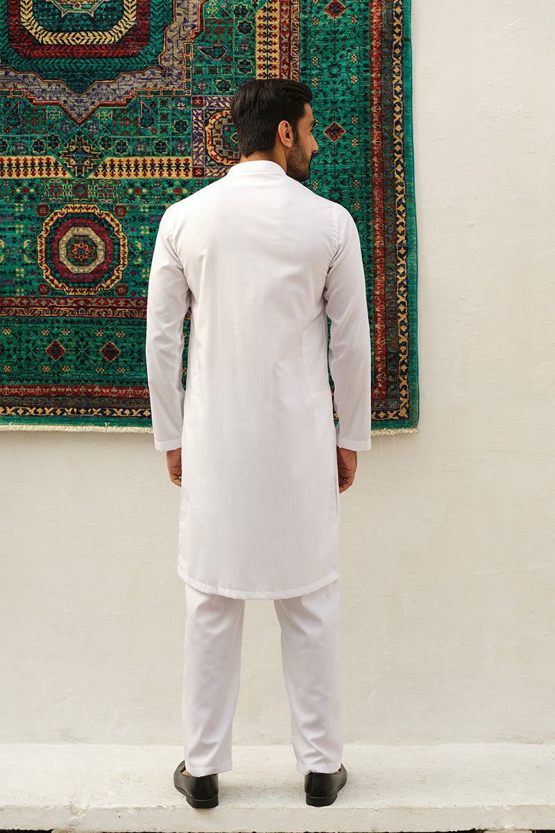 WHITE KURTA PAJAMA
