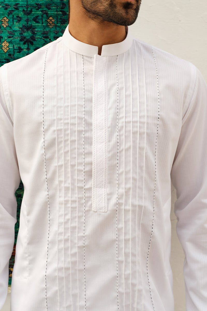 WHITE KURTA PAJAMA