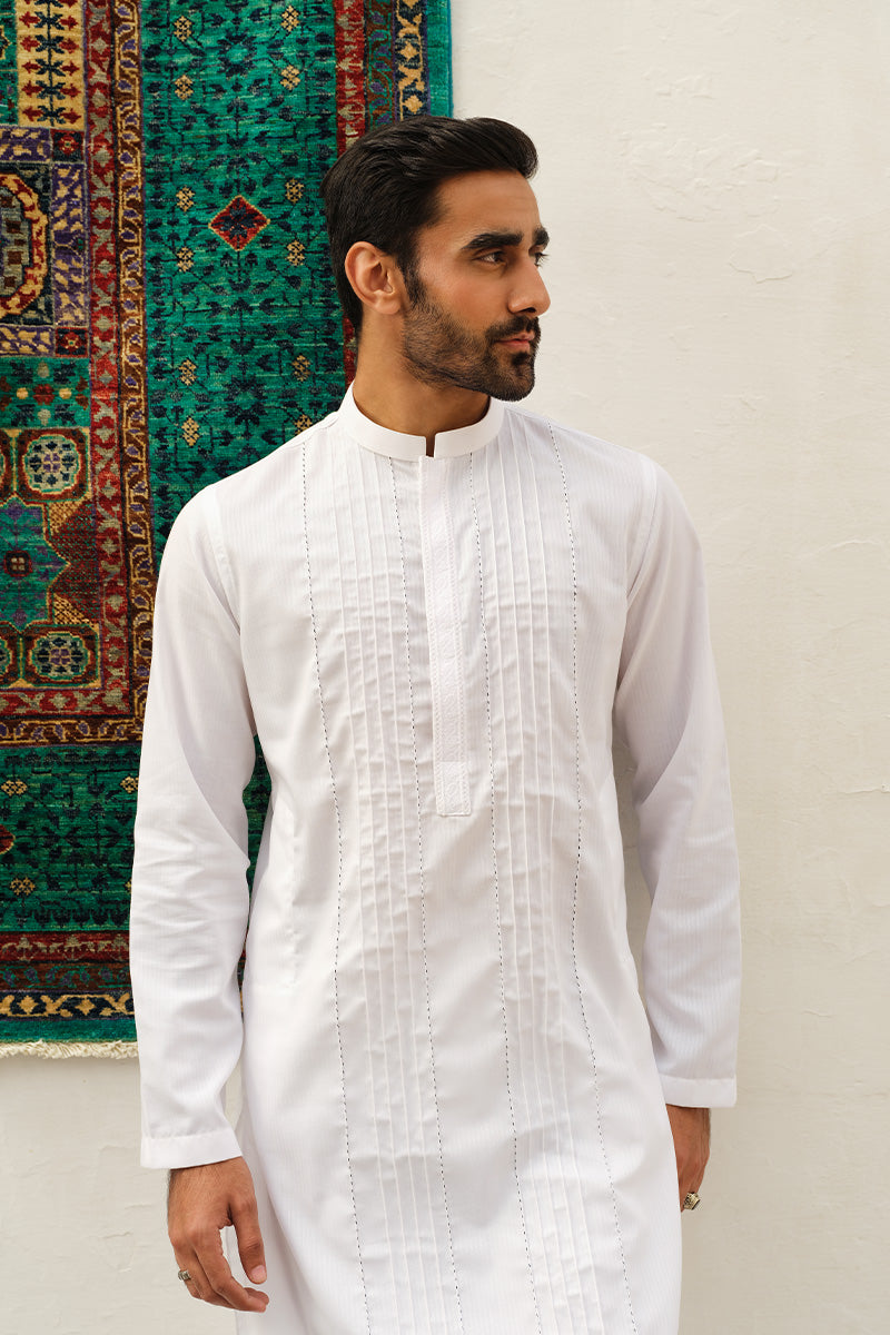 WHITE KURTA PAJAMA