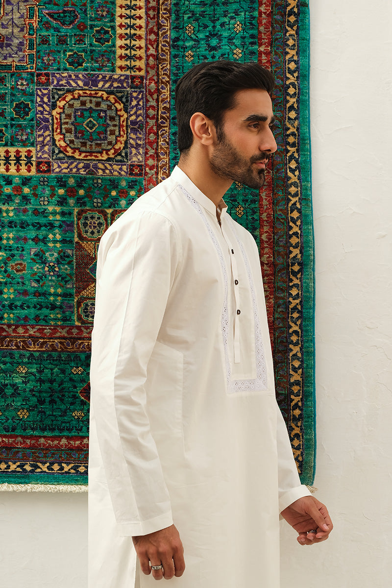 IVORY WHITE KURTA PAJAMA