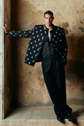 black bandhgala suit for men online