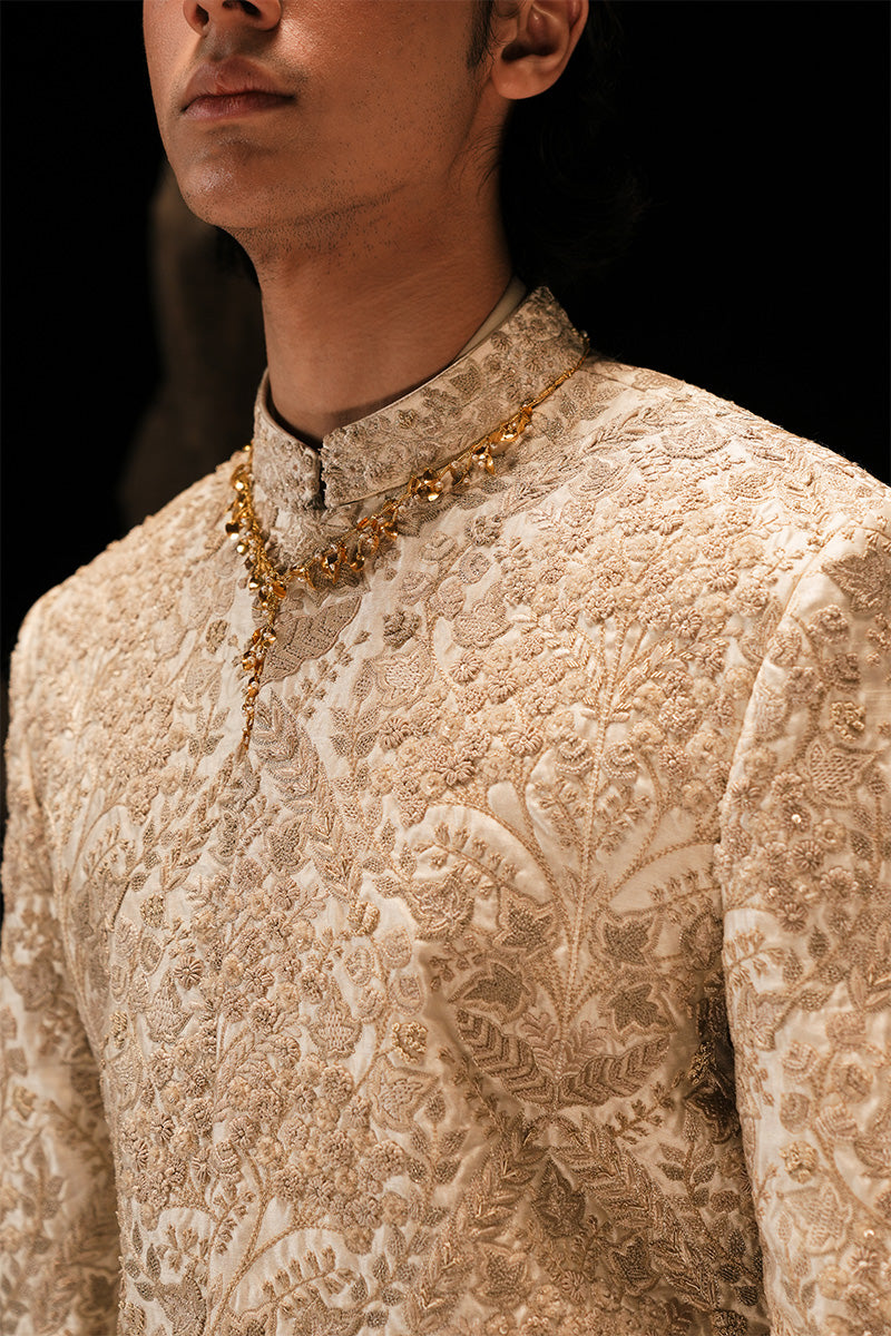 'MEHR' HAND EMBROIDERED BANDHGALA JACKET