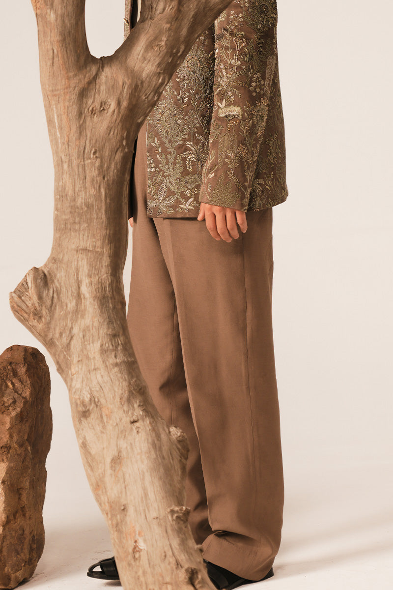 'PASHA' HAND EMBROIDERED BANDHGALA JACKET
