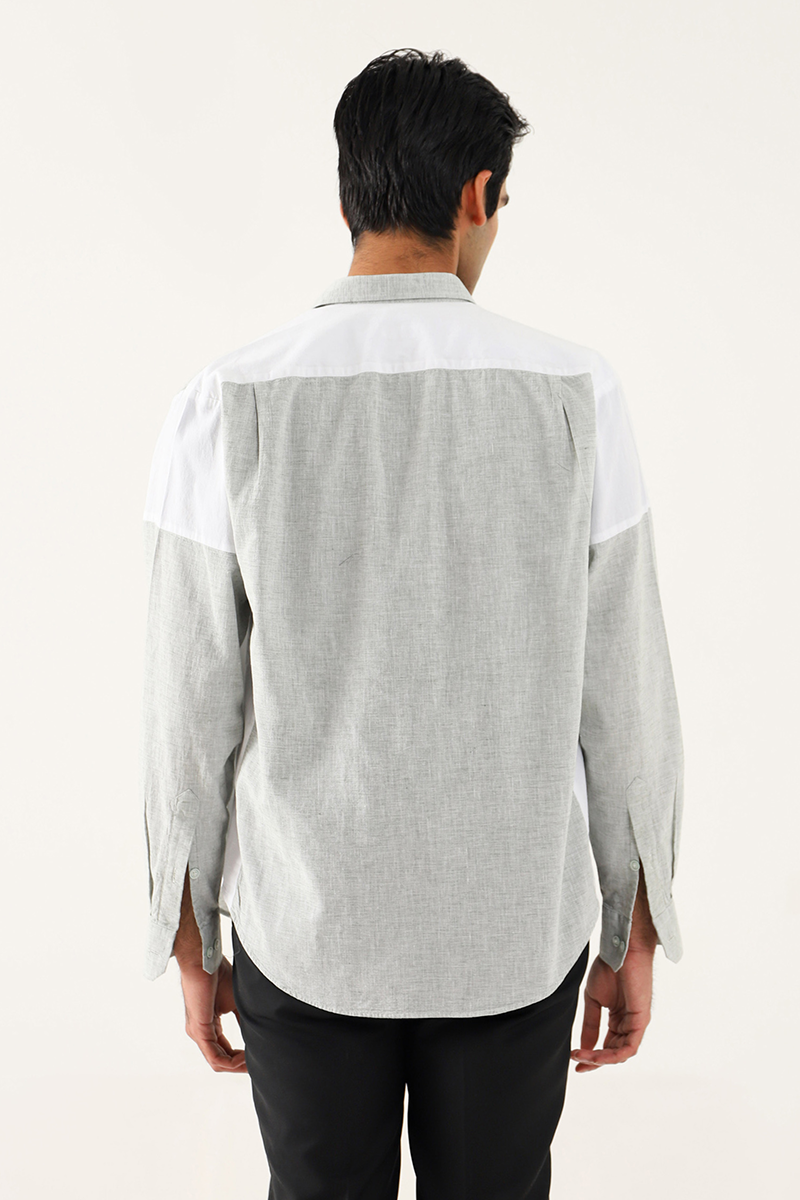 CHAMBRAY COTTON SHIRT