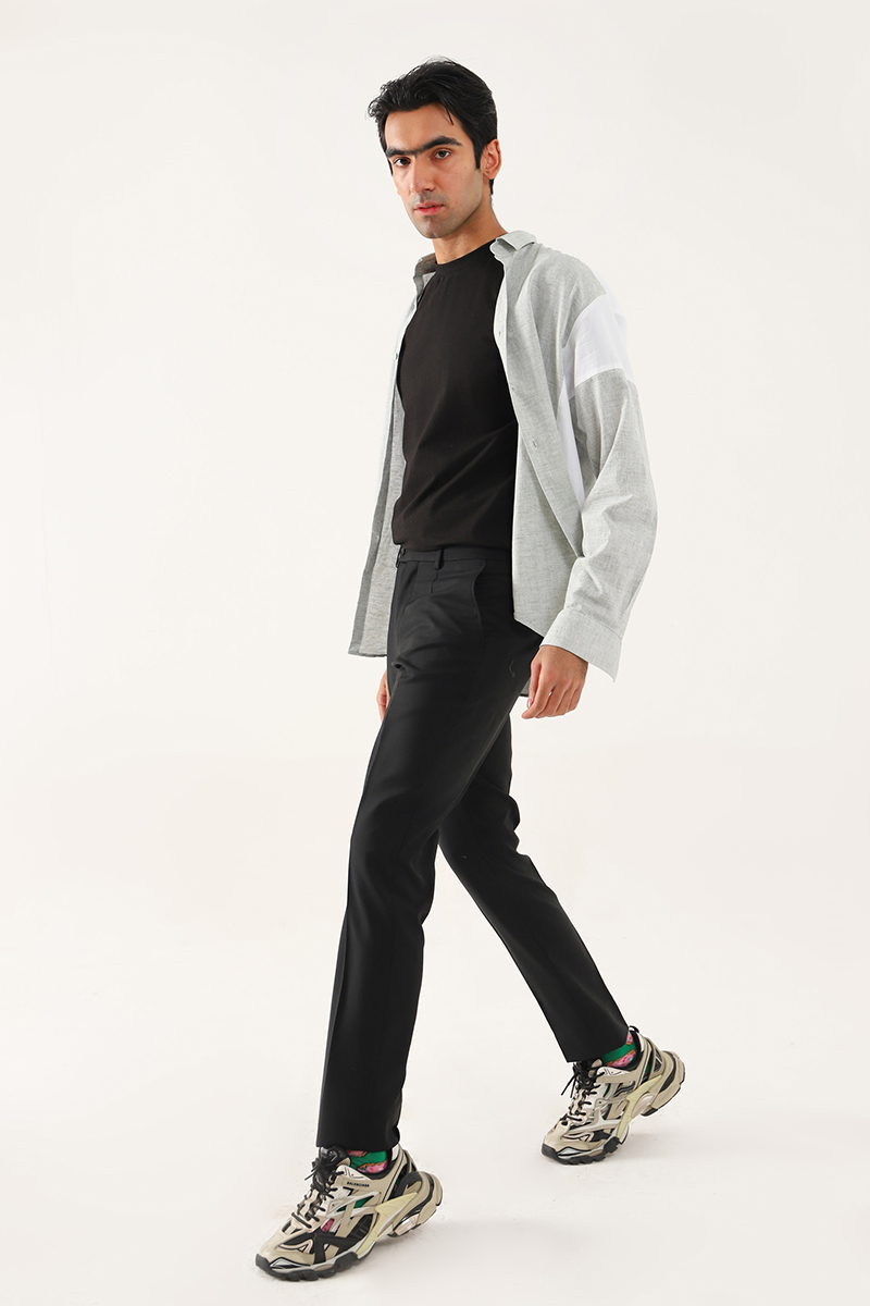 CHAMBRAY COTTON SHIRT