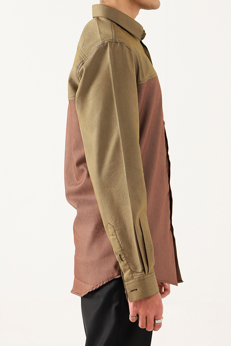 MUSTARD GREEN SHIRT