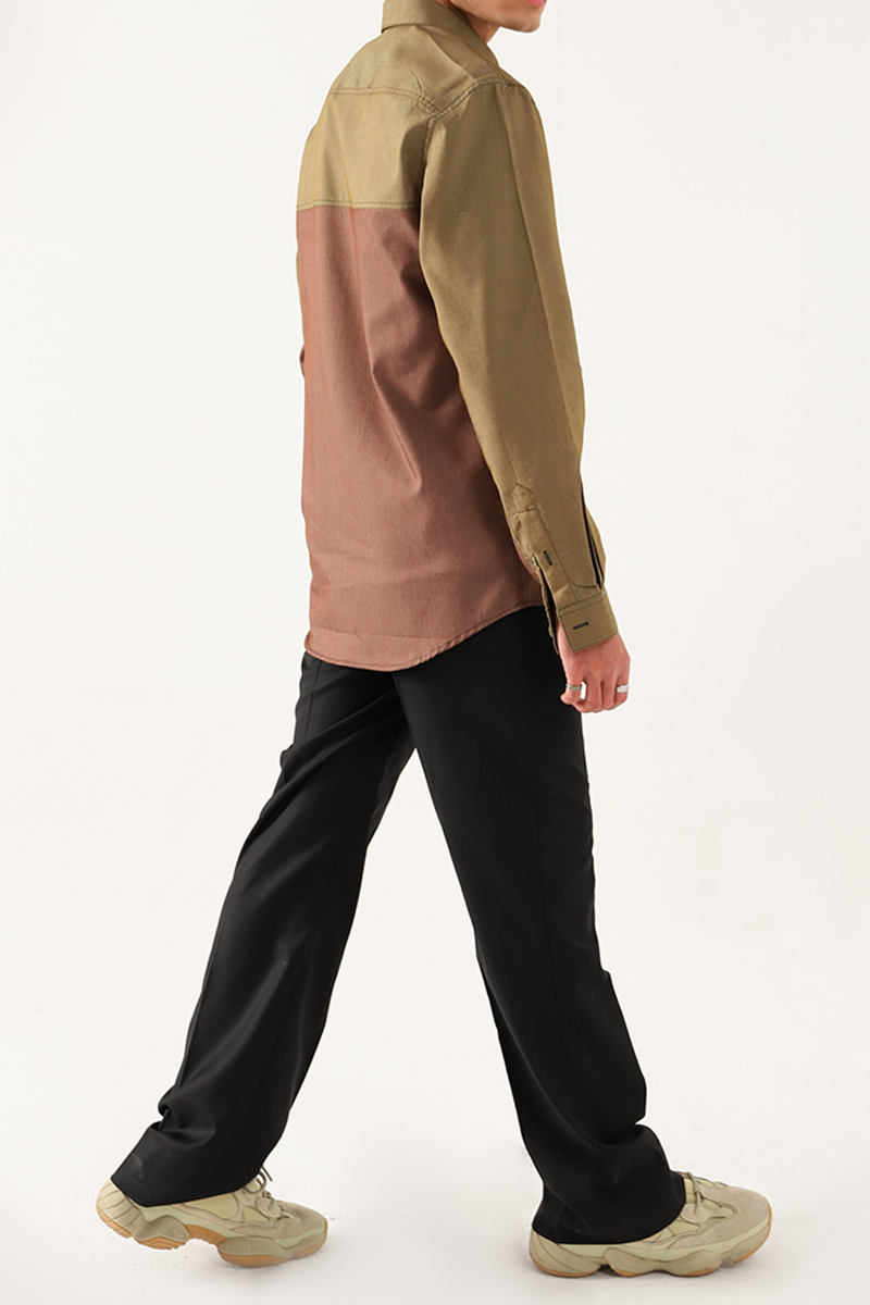 MUSTARD GREEN SHIRT