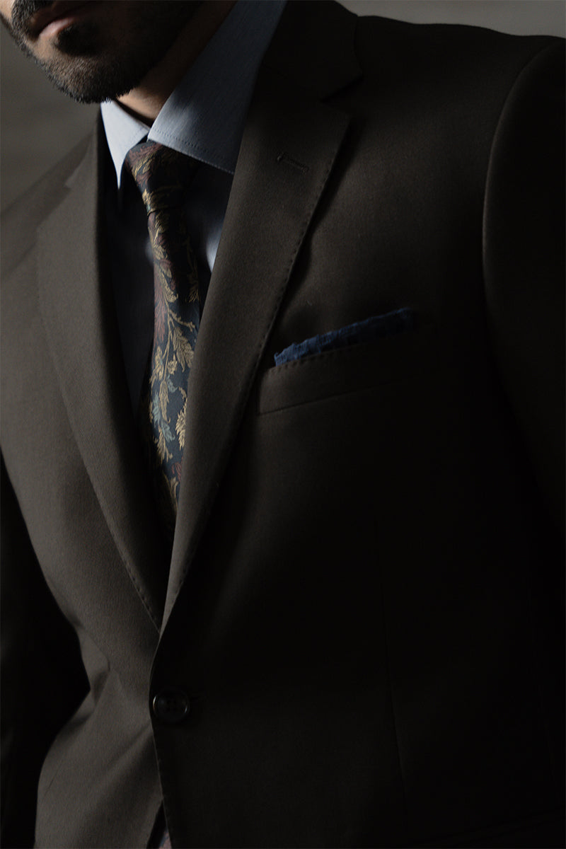 DARK BROWN SUIT