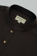 brown kurta pajama designs for men
