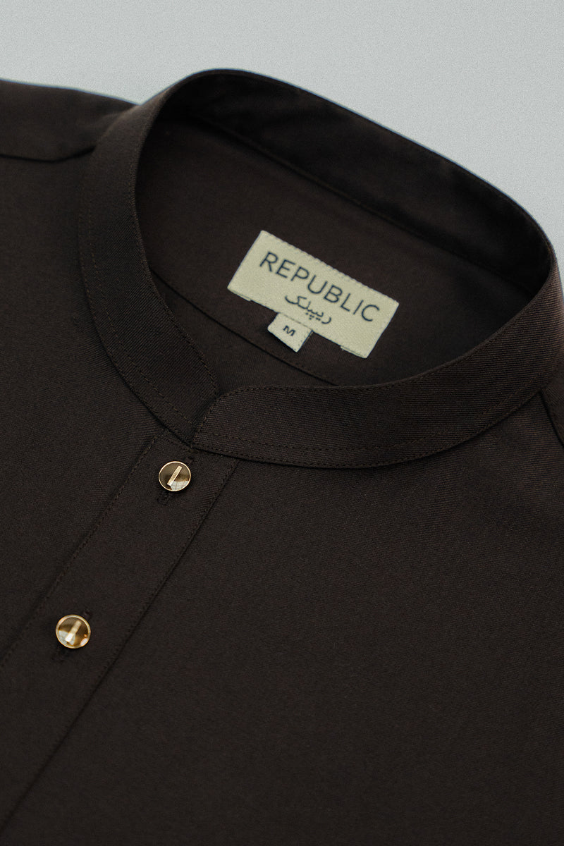brown kurta pajama designs for men