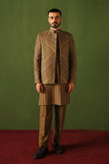 Brown Bandhgala With Kurta Set Online