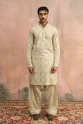 Mint Green Block Printed Kurta Shalwar
