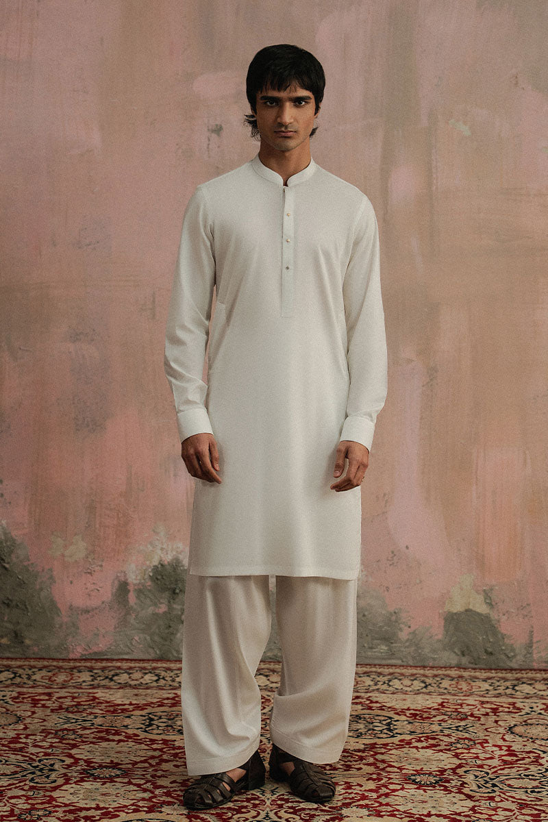 Premium Ivory Shalwar Kameez