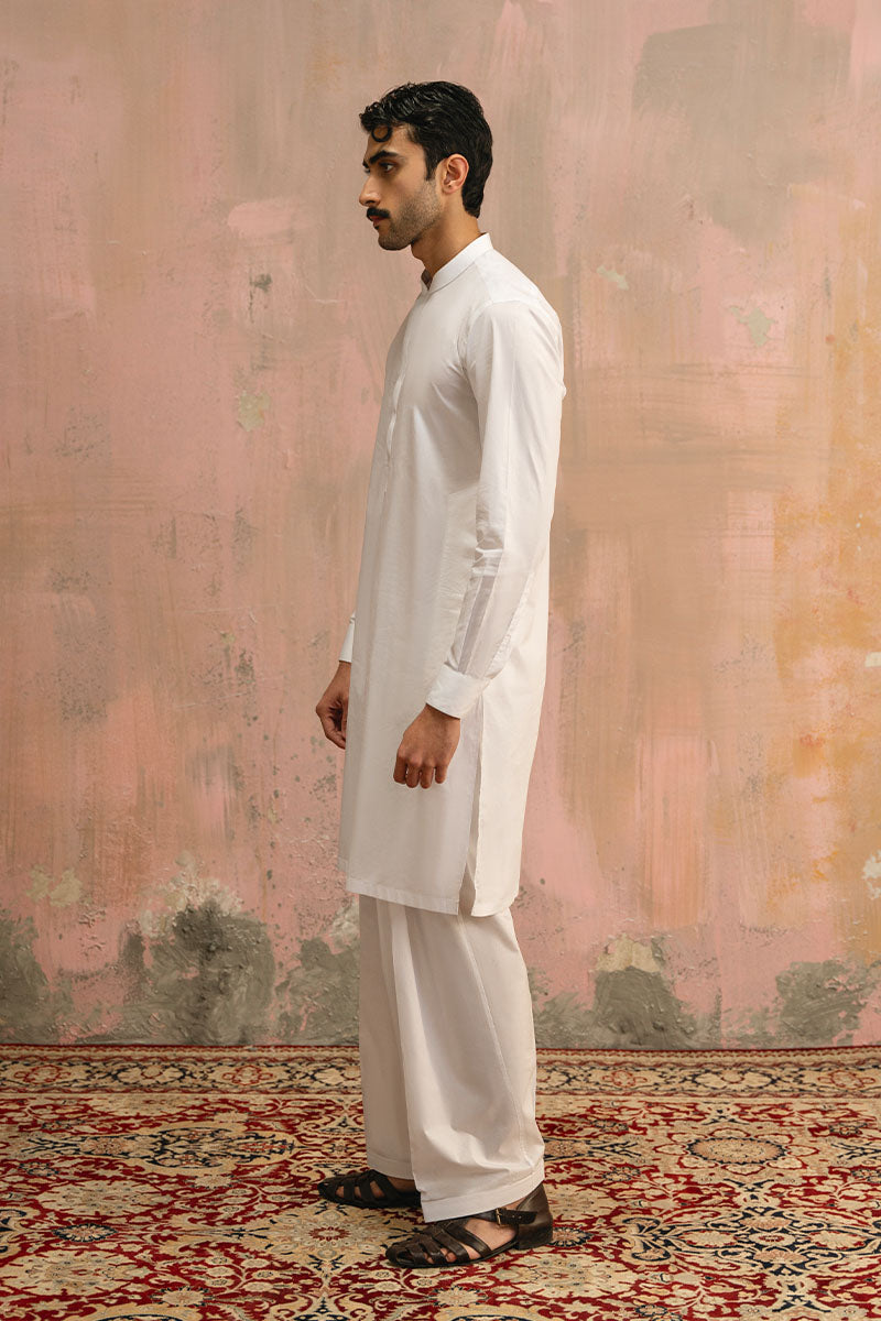 Classic White Shalwar Kameez