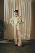 Mantis Green Linen Shirt