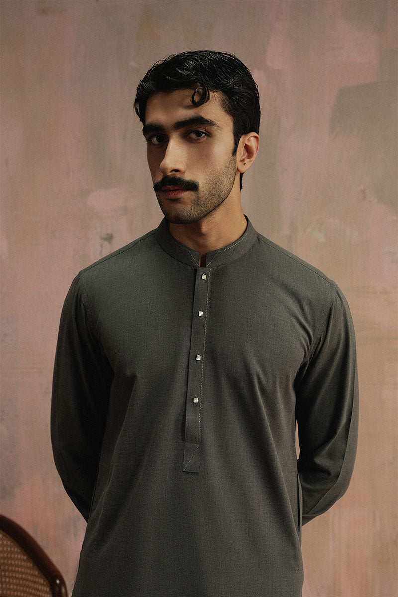 Classic Dark Green Shalwar Kameez