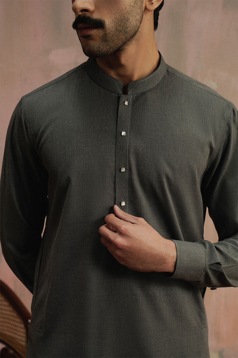 Classic Dark Green Shalwar Kameez