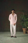 Pastel Pink Striped Shirt