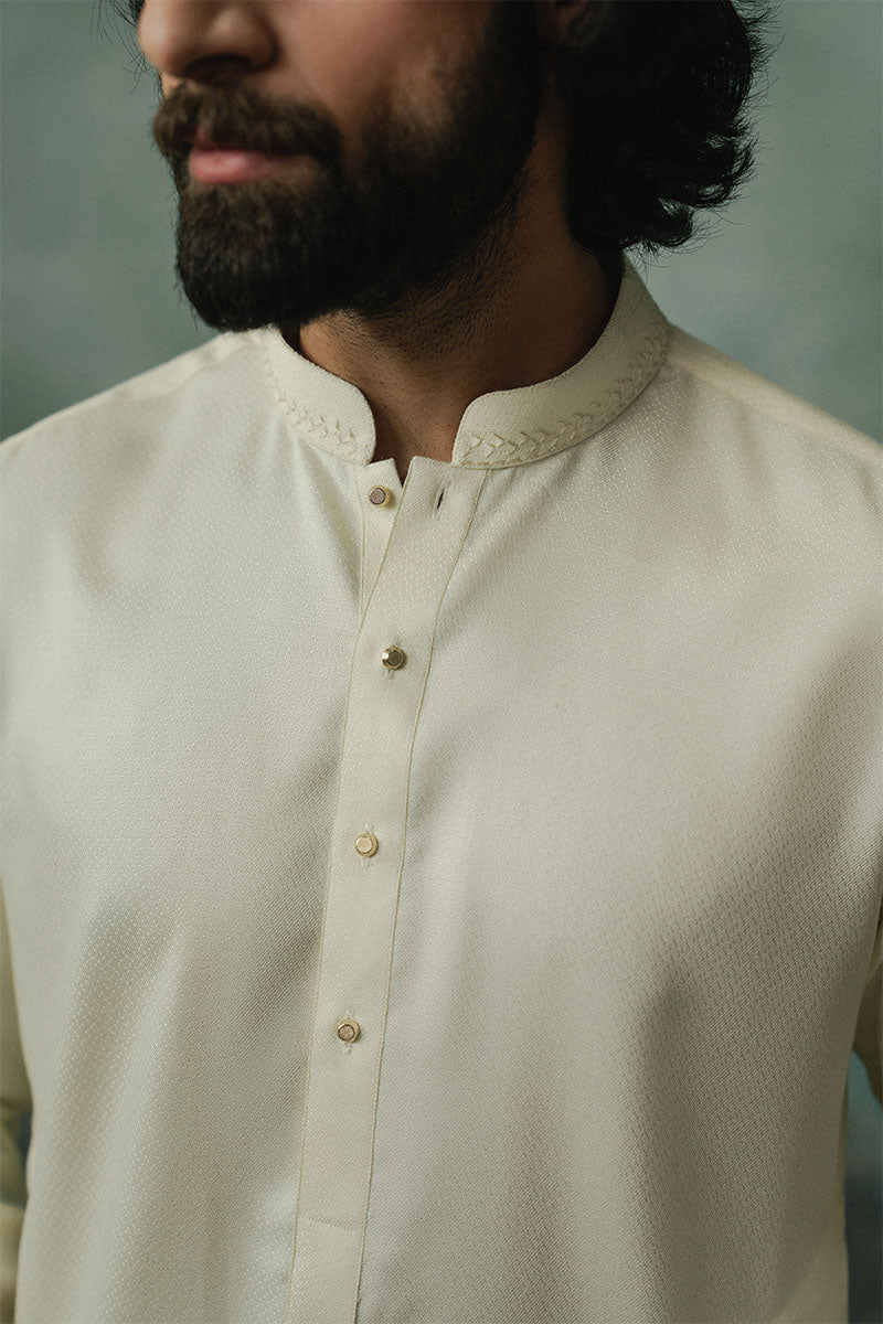 Ivory White Shalwar Kameez