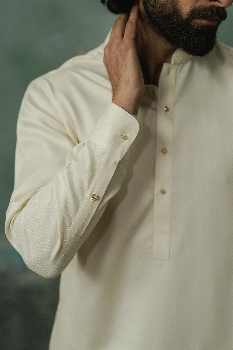 Ivory White Shalwar Kameez