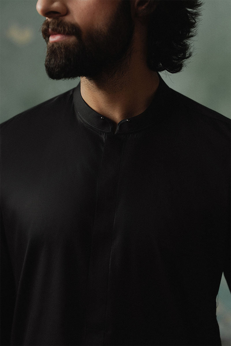 Classic Black Shalwar Kameez