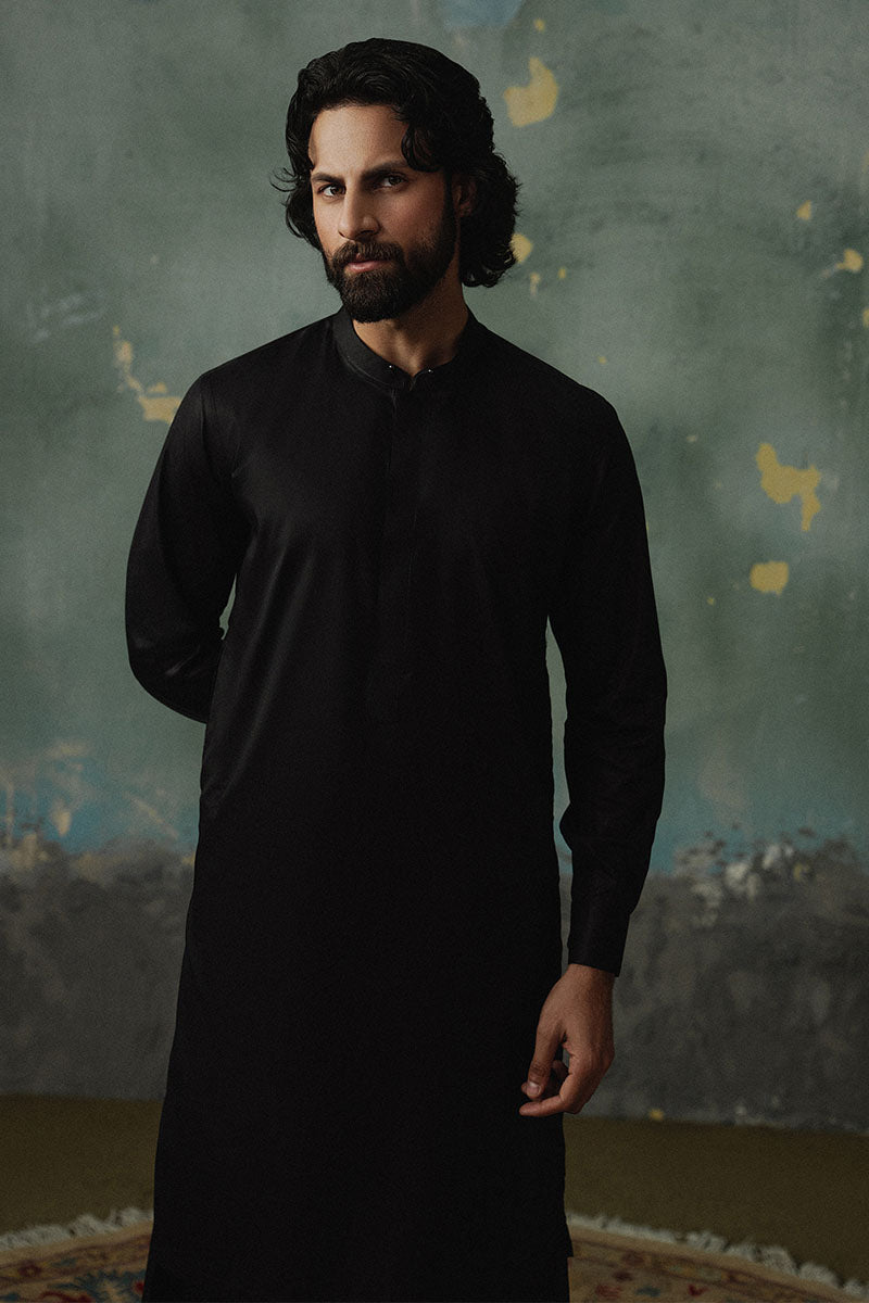 Classic Black Shalwar Kameez