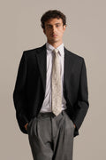 Textured Onyx Grey Blazer