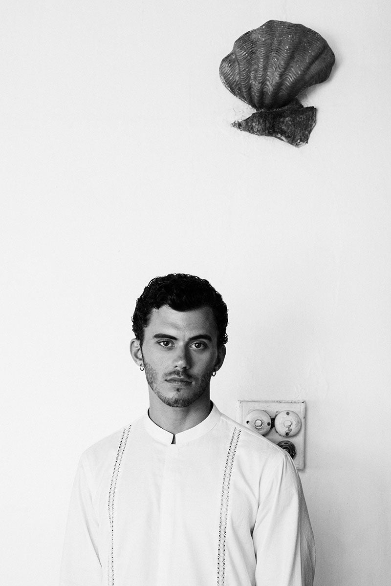 PEARL WHITE KURTA PAJAMA