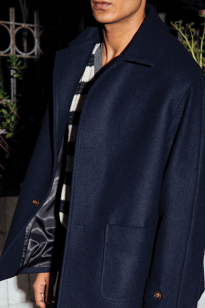 NAVY BLUE COAT